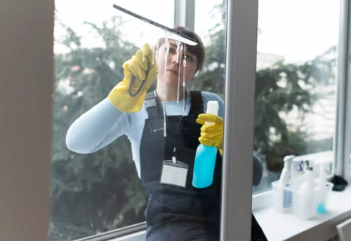 Nettoyage de vitres intérieures et extérieures au Poiré-sur-Vie